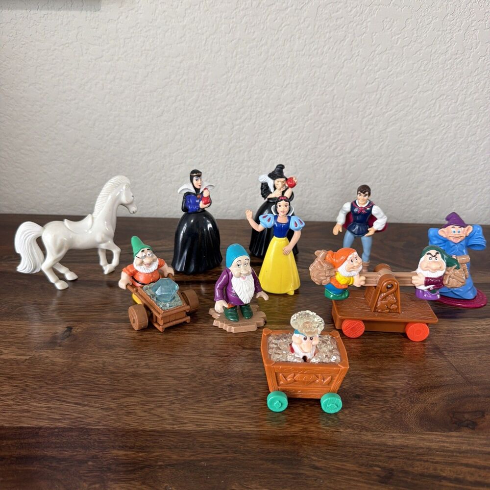 McDonald’s Happy Meal Toys Snow White and the Seven Dwarfs Complete Set of 10